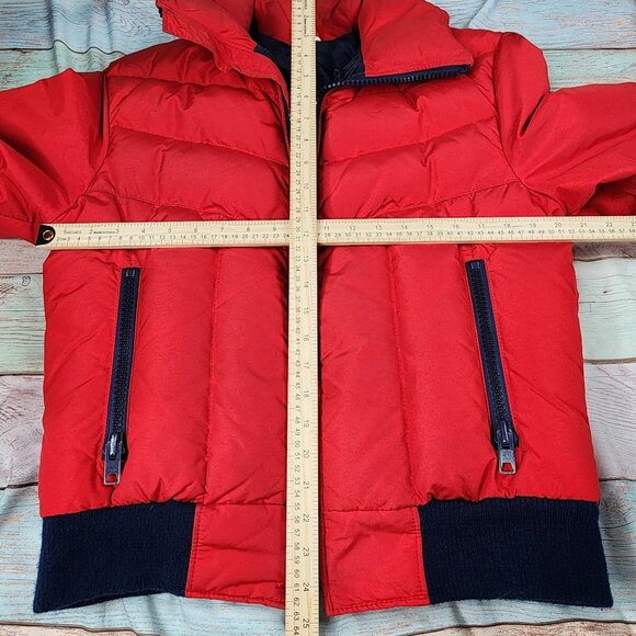 CB Sports 1984 Red Down Puffer Jacket Boy's Size Large - Picture 10 of 13